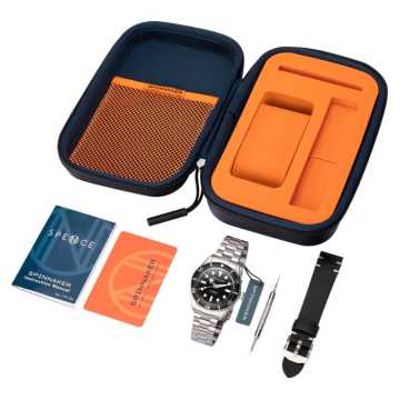 Foto Scatola Orologio Spinnaker The Spence Pitch Black SP5097-11