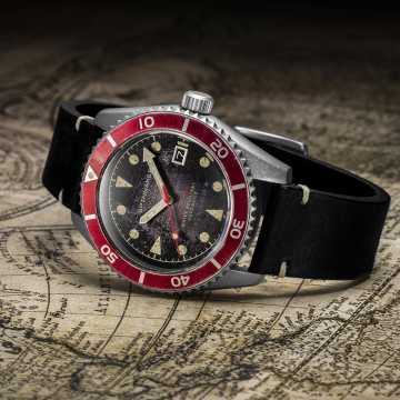 Foto Profilo Orologio Spinnaker Wreck Distressed Black