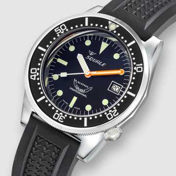 Foto Quadrante Orologio Squale 1521 Classic Rubber 1521CL.VO