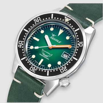 Foto Quadrante Orologio Squale 1521 Green Ray