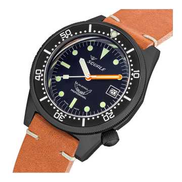 Foto Cassa aOrologio Squale 1521 Pvd Leather