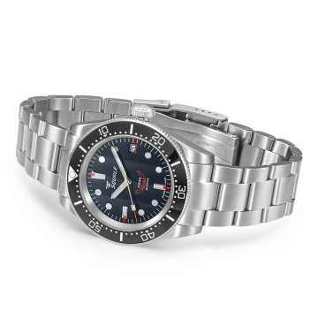 Foto Profilo Orologio Squale 1545 Black Bracelet