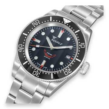 Foto Quadrante Orologio Squale 1545 Black Bracelet