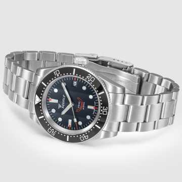 Foto Cassa Orologio Squale 1545 Black Bracelet 1545BKBKC.AC