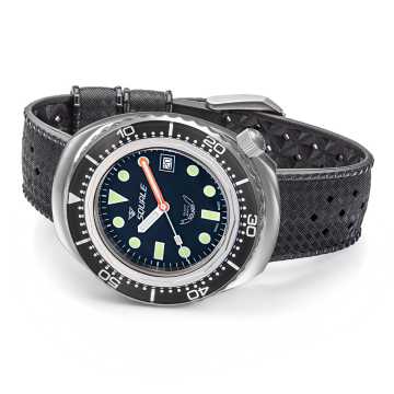 Foto Profilo Orologio Squale 2002 Black Round Dots
