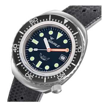 Foto Cassa Orologio Squale 2002 Black Round Dots
