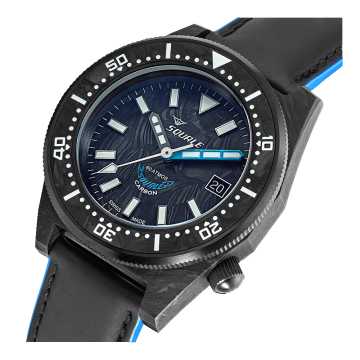 Foto Quadrante Orologio Squale T-183 Forged Carbon Blue