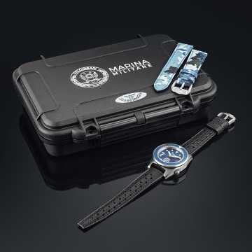 Foto Box Orologio Squale Master Palombari x Comsubin