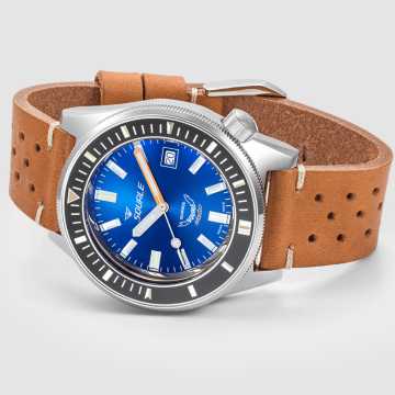 Foto Quadrante Orologio Squale Matic Dark Blue Leather