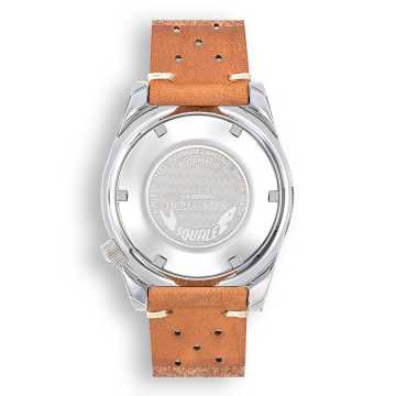 Foto Fondello Orologio Squale Matic Dark Blue Leather