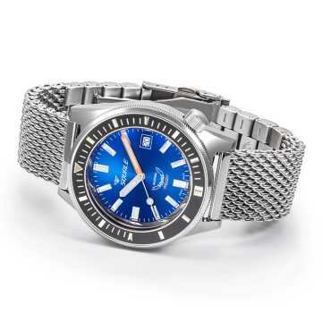 Foto Profilo Orologio Squale Matic Satin Dark Blue