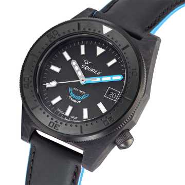 Foto Quadrante Orologio Squale T-183 Forged Carbon Blue