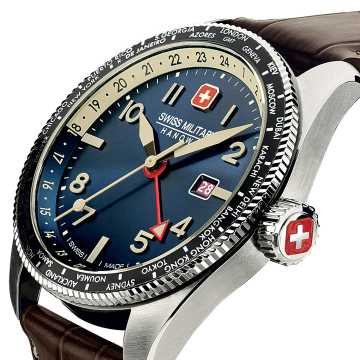 Foto Quadrante Orologio Swiss Military Hawk Eye GMT SMWGB0000504