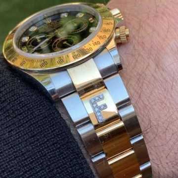 Foto Dettaglio Clip Lettera F Diamanti Bianchi