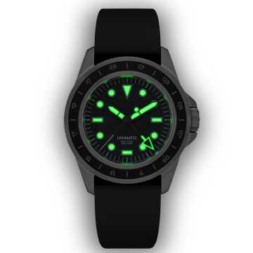 Foto Lume Orologio Unimatic U1-GMT-DHB Diving Heritage