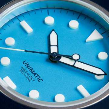 Foto Quadrante Orologio Unimatic Modello Uno UT1-IPN Swimming Pool