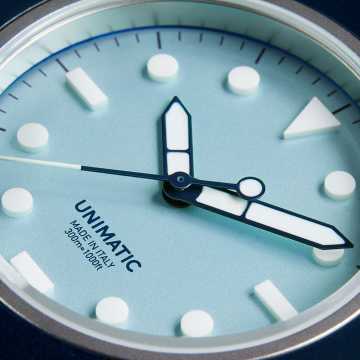 Foto Quadrante Orologio Unimatic Modello Uno UT1-IPP Swimming Pool