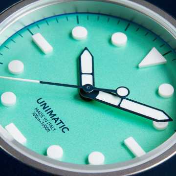 Foto Quadrante Orologio Unimatic Modello Uno UT1-IPT Swimming Pool