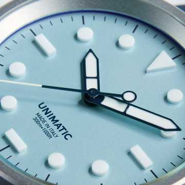 Foto Quadrante Orologio Unimatic Modello Cinque UT5-IPP Swimming Pool