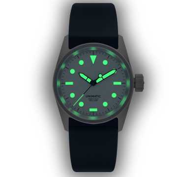 Foto Lume Orologio Unimatic Modello Cinque UT5-IPP Swimming Pool