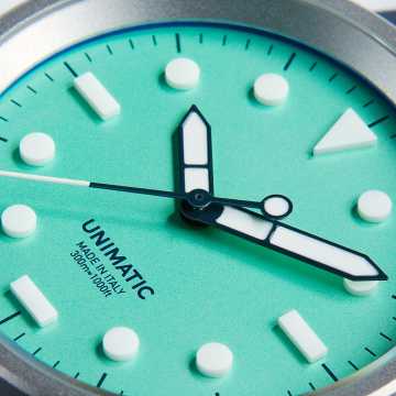 Foto Quadrante Orologio Unimatic Modello Cinque UT5-IPT Swimming Pool
