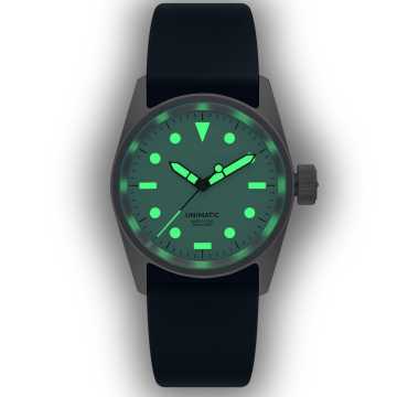 Foto Lume Orologio Unimatic Modello Cinque UT5-IPT Swimming Pool
