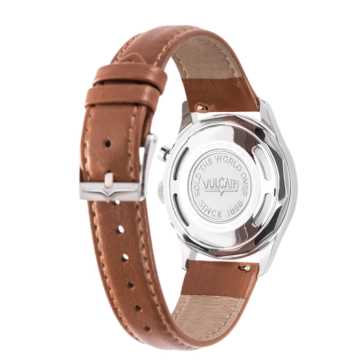 Foto Fondello Orologio Vulcain Cricket classique 36 mm Salmon 100169B67-BAC307