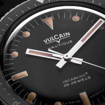 Foto Quadrantee Orologio Vulcain Skindiver Black Cinturino in Gomma