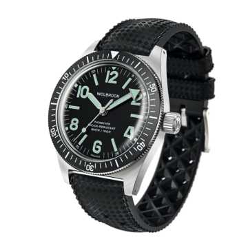 Foto Profilo Orologio Wolbrook Skindiver Automatic 22-SA-001-RB1-BLK