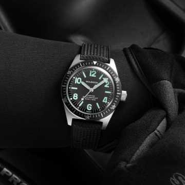 Foto Profilo Orologio Wolbrook Skindiver Automatic 22-SA-001-RB1-BLK