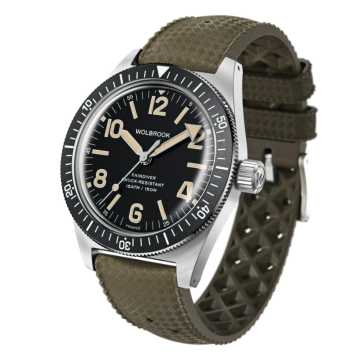 Foto Profilo Orologio Wolbrook Skindiver Automatic 22-SA-003-RB1-GRN