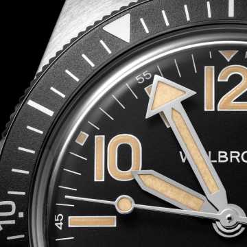 Foto Quadrante Orologio Wolbrook Skindiver Automatic 22-SA-003-RB1-GRN