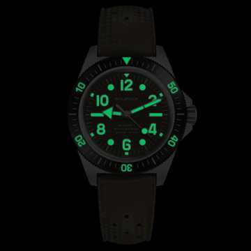 Foto Lume Orologio Wolbrook Skindiver II Automatic 23-S2AJ-005-RB1-GRN-CXO