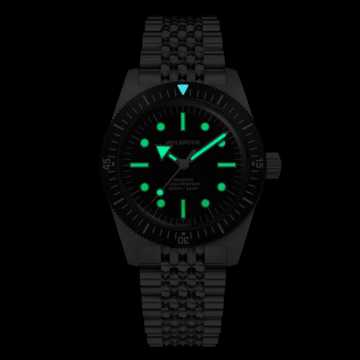 Foto Lume Orologio Wolbrook Skindiver 38 mm 25-SA38-001-BOR-STL-LE1 
