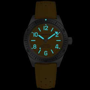 Foto Lume Orologio Wolbrook Skindiver Automatic Yellow
