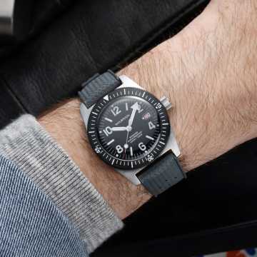 Foto Quadrante Orologio Wolbrook Skindiver 38 Automatic Grey