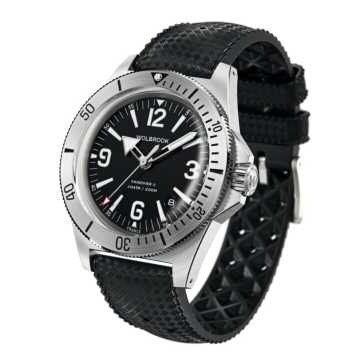 Foto Cassa Orologio Wolbrook Skindiver II Automatic Dive White Lum Black Dial B