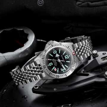 Foto Cassa Orologio Skindiver II Professional Diving Green Lume