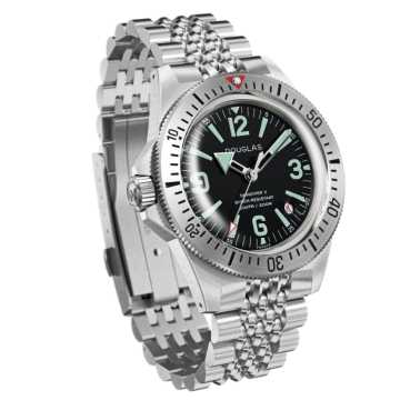 Foto Quadrante Orologio Skindiver II Professional Diving Green Lume