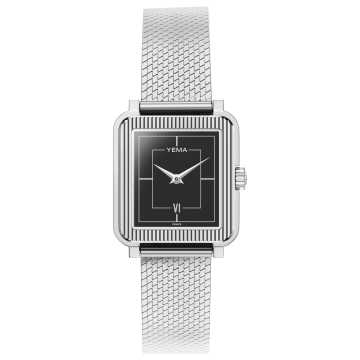 Foto Maglia Milanese Orologio Yema Steel Black YMHF1586-AM