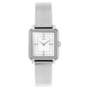 Foto Maglia Milanese Orologio Yema Steel White YMHF1586-BM