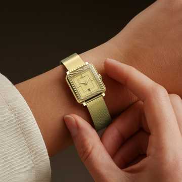 Foto Polso Orologio Yema Gold White YMHF1587-1EM