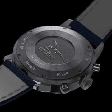 Foto Fondello Orologio Yema Flygraf Bi-Compax French Air Force YMHF1582AA-GG