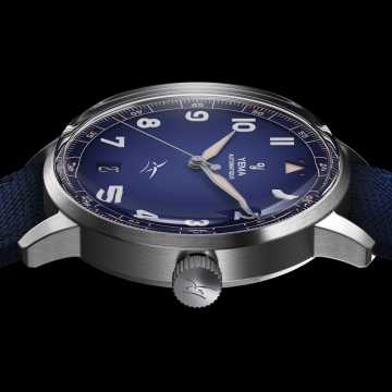 Foto Cassa Orologio Yema Fligraf Flieger French Air Force Blue