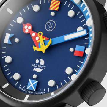 Foto Quadrante Orologio Yema X Silberstein Marine 2 