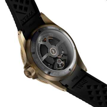 Foto Fondello Orologio Yema Superman Bronze 39mm Black Limited Edition