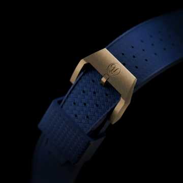 Foto Chiusura Orologio Yema Superman Bronze 39mm Blue Limited Edition