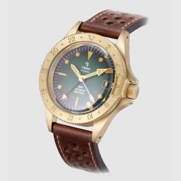 Foto Profilo Orologio Yema Superman Heritage GMT Bronze YGMTZ21A39-ZU31S