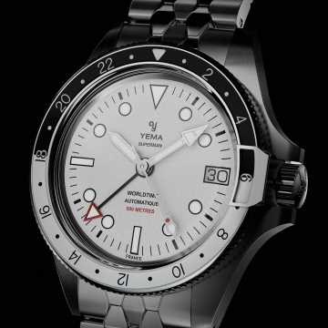 Foto Quadrante Orologio Yema Superman 500 GMT YGMT24A39-BM2S