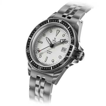 Foto Quadrante Orologio Yema Superman Heritage White 41mm 